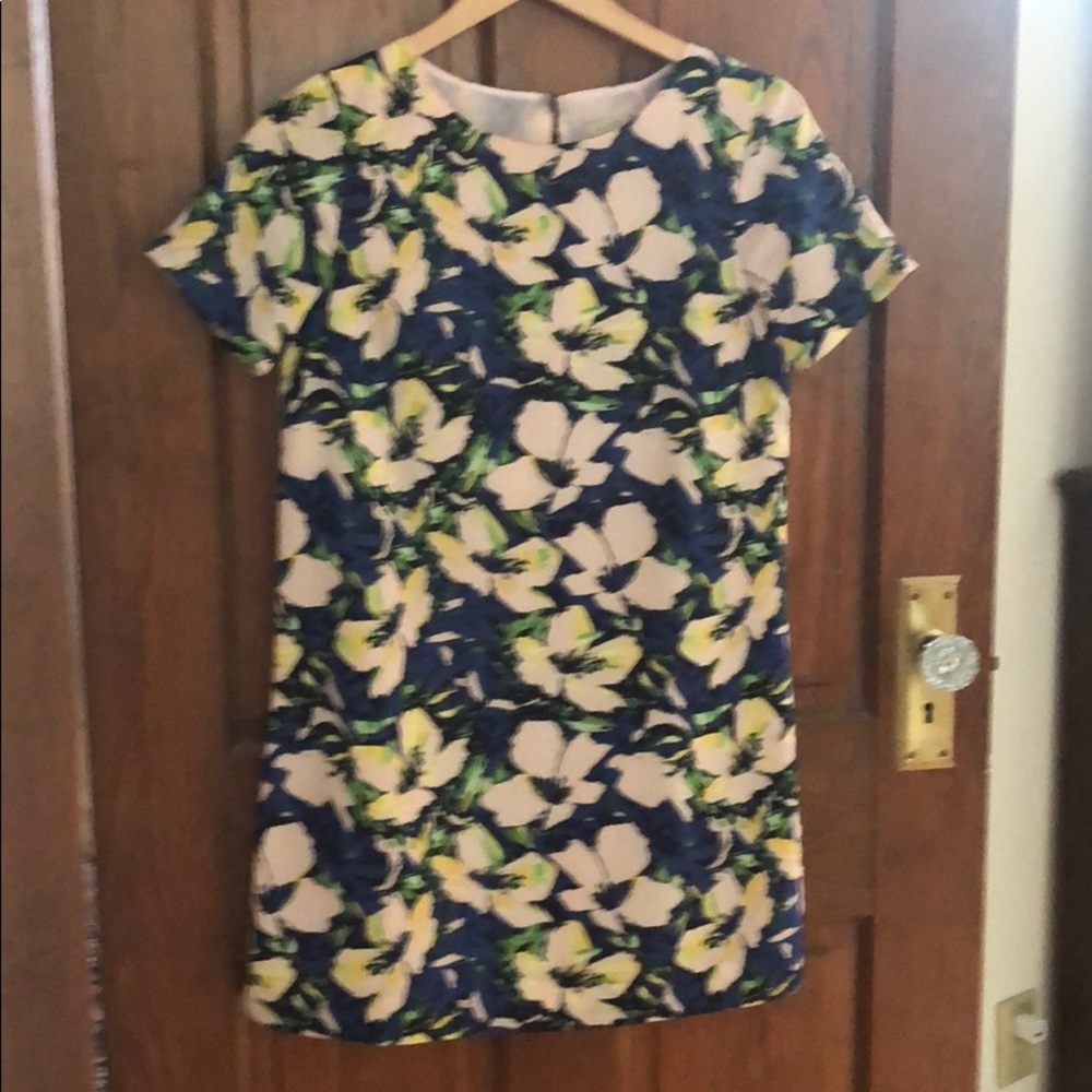 J.CREW Flower Dress  Size 4 Petite